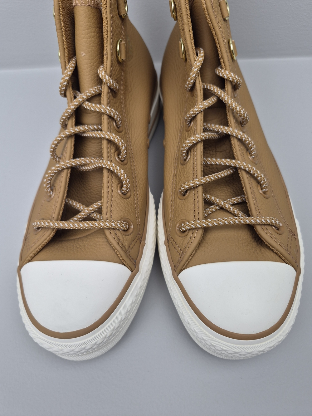 New Chuck Taylor All Star Lift Platform Glam Leather women's size 9 - Picture 10 of 12